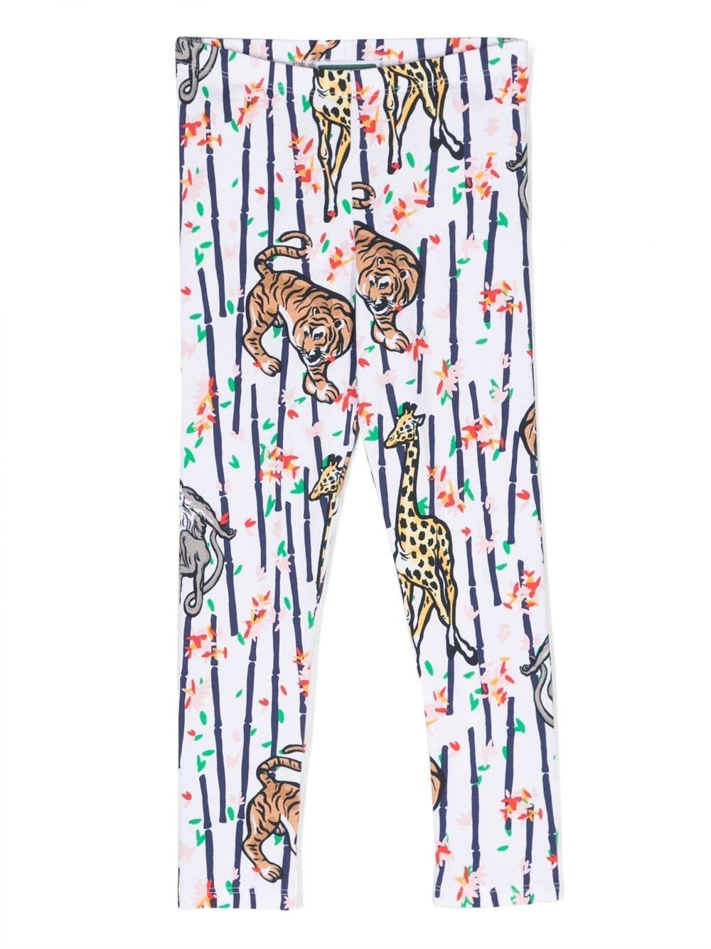 leggings multicolor bambina K14231 10P KENZO KIDS 