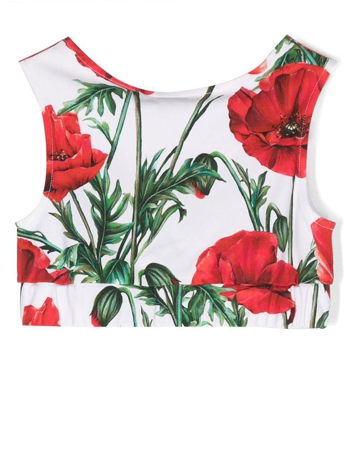 Top bianco bambina
