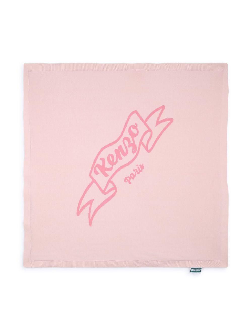 Coperta neonato rosa chiaro K60018 46T KENZO KIDS 