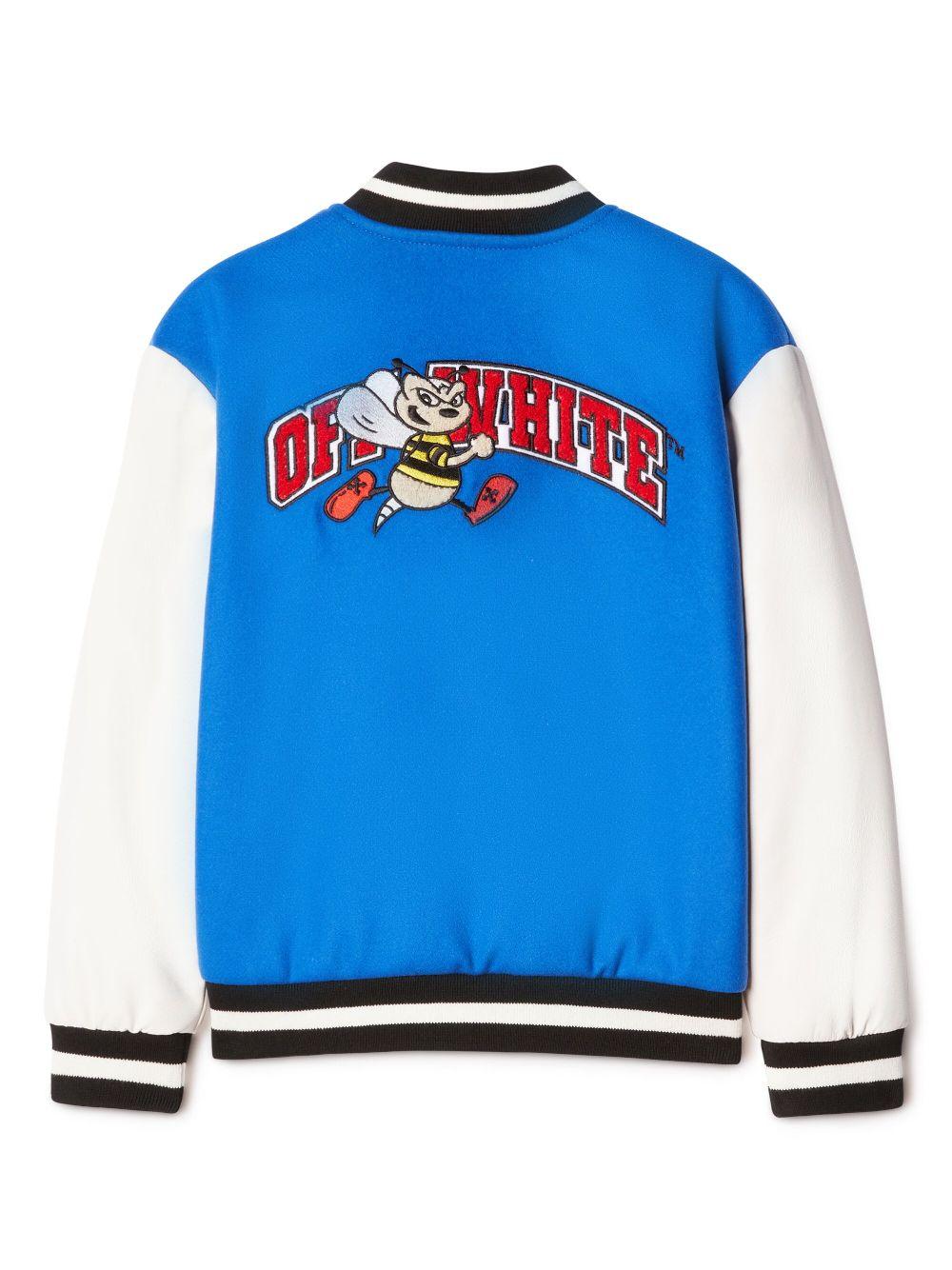 Bomber multicolor bambino OBEH001F23FAB002 4503 off-white kids 