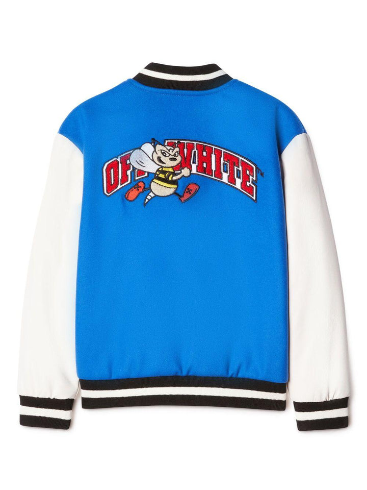 Bomber multicolor bambino OBEH001F23FAB002 4503 off-white kids 