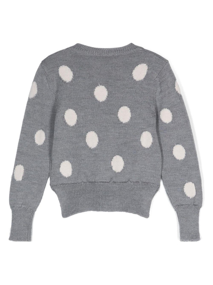 Cardigan grigio bambina
