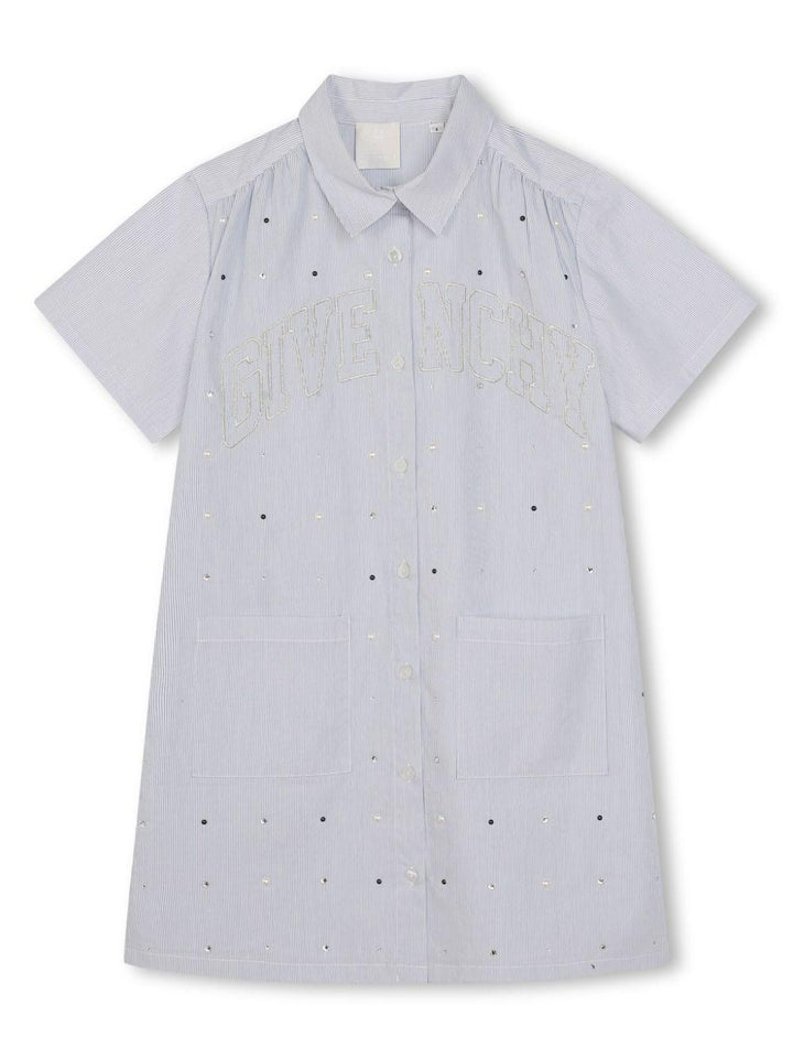 Chemisier bambina blu/chiaro