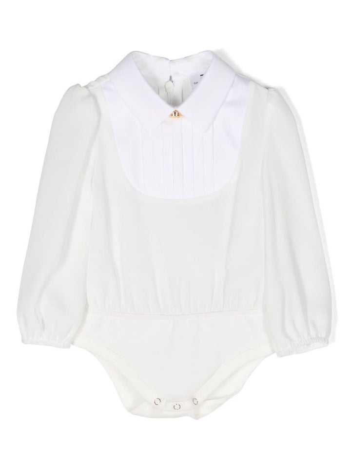 Body bianco avorio neonata