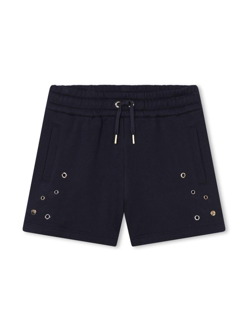 Shorts blu bambina