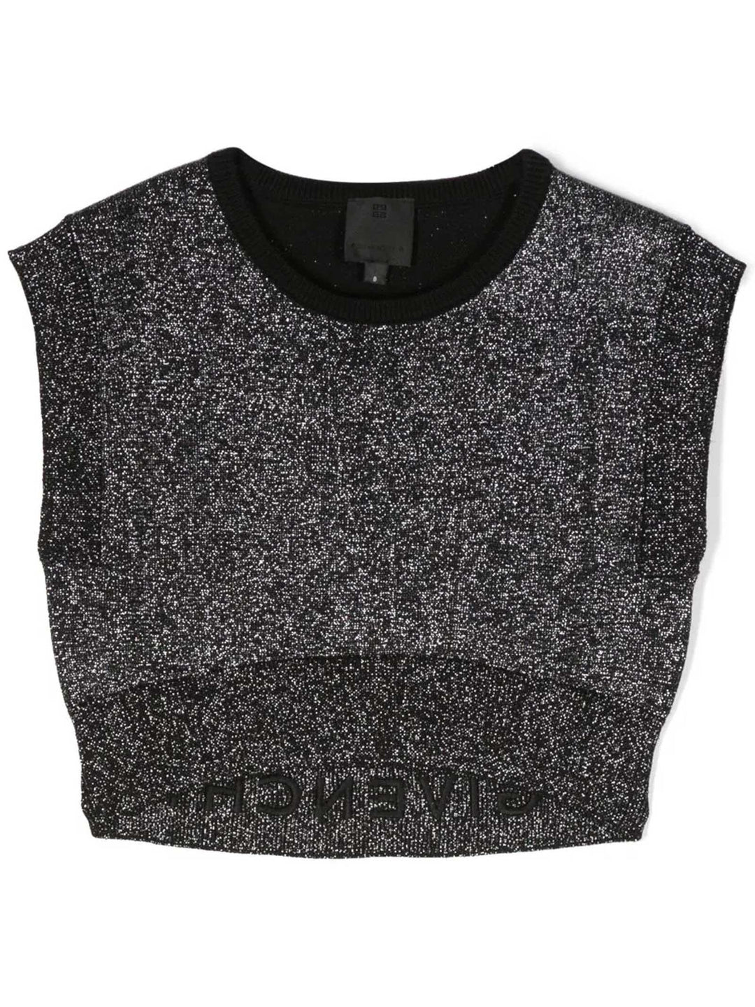 Top grigio bambina H15364 09B Givenchy Kids 