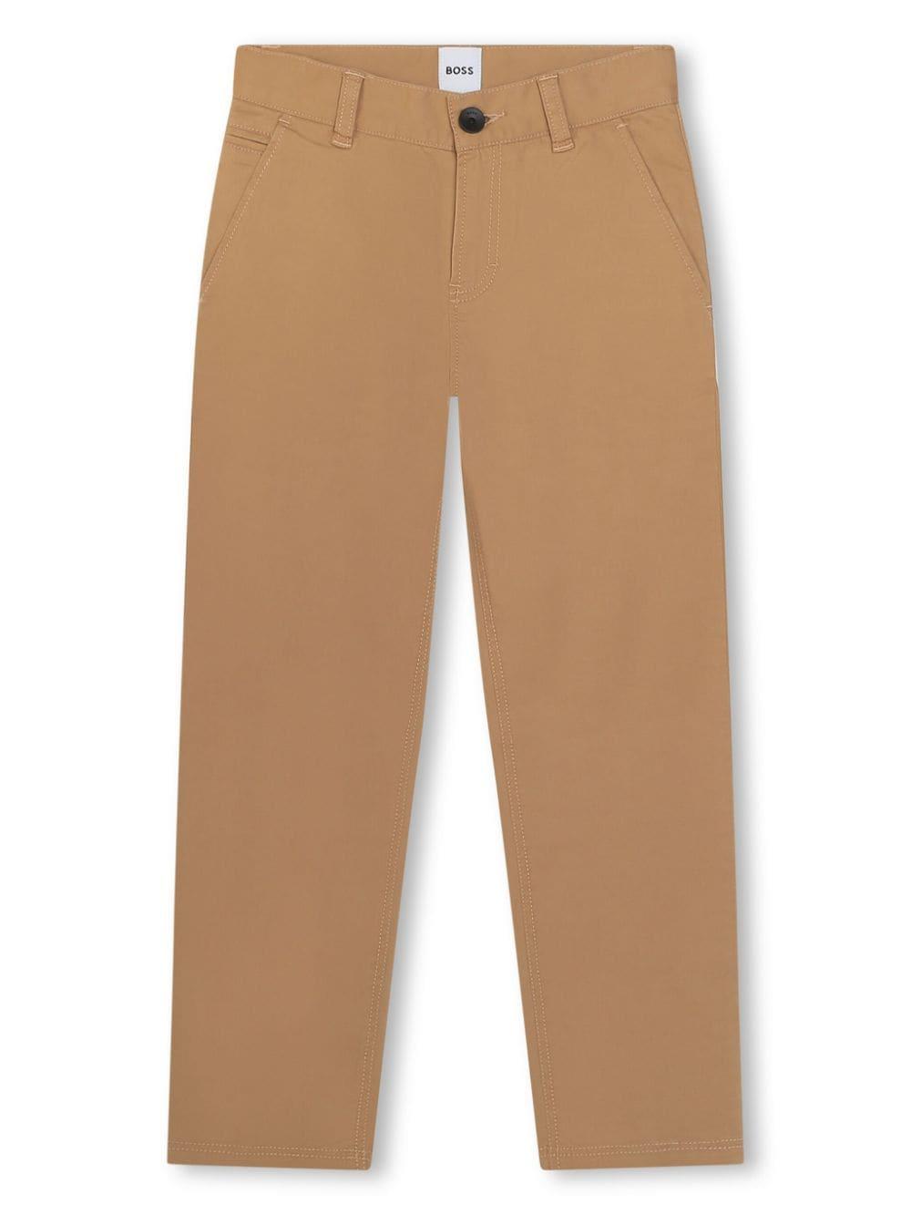 Pantaloni bambino marrone