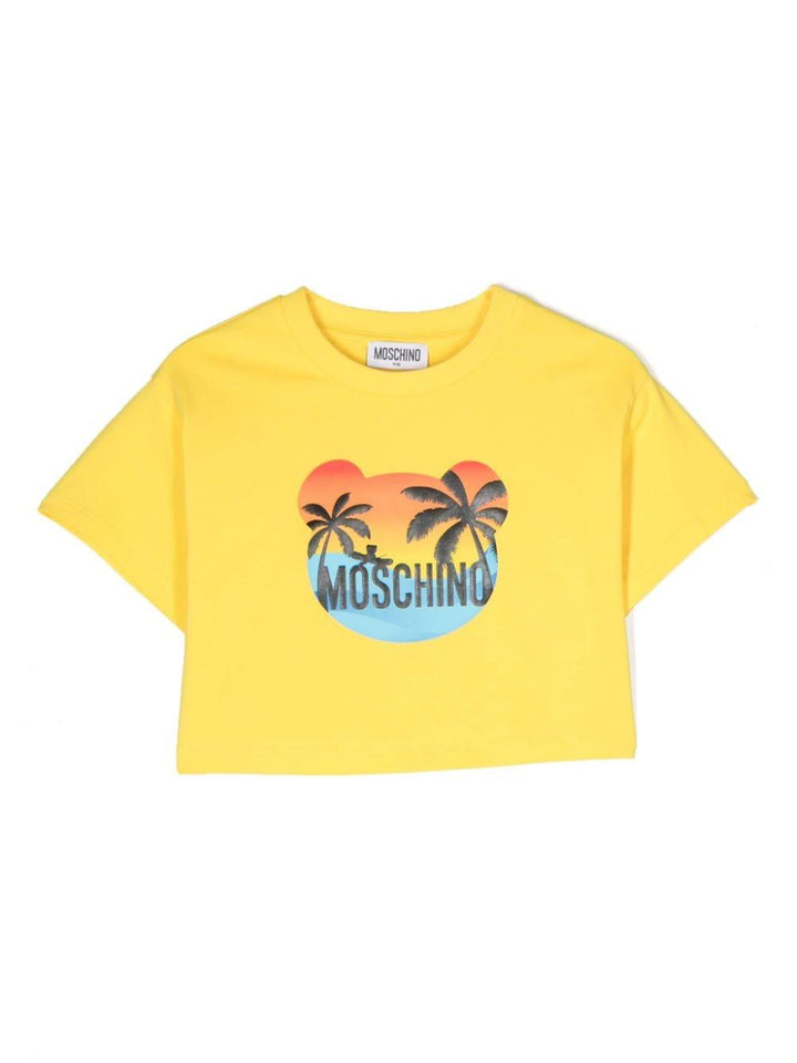 T-shirt bambina giallia