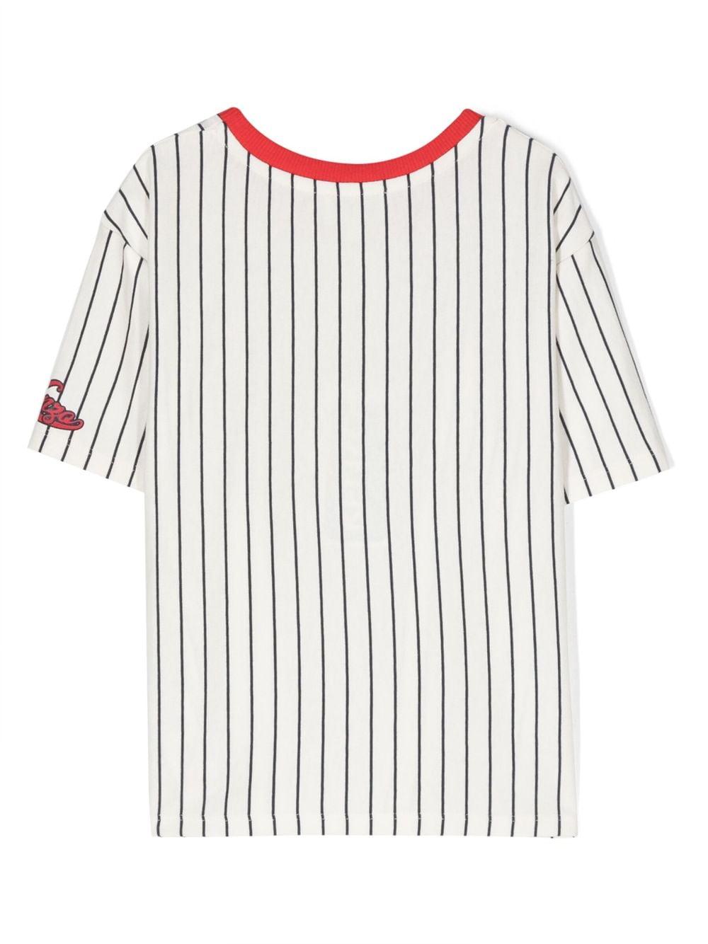 T-shirt bianca bambina K15721 12P KENZO KIDS 