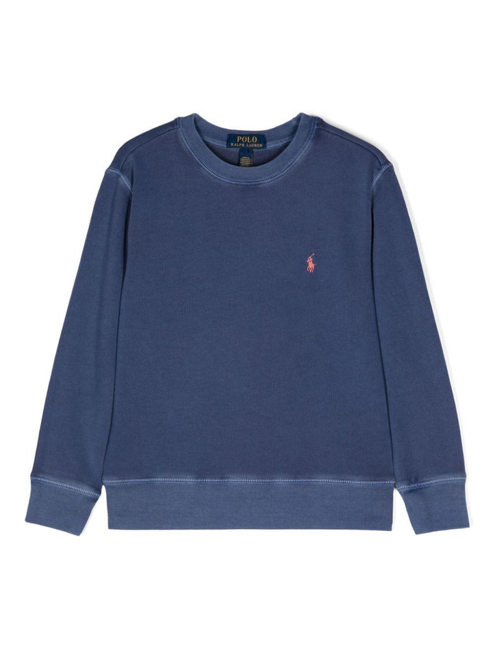 felpa blu navy bambino 322942099 003 RALPH LAUREN KIDS 