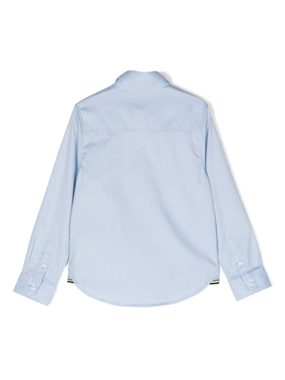 Camicia bambino blu chiaro
