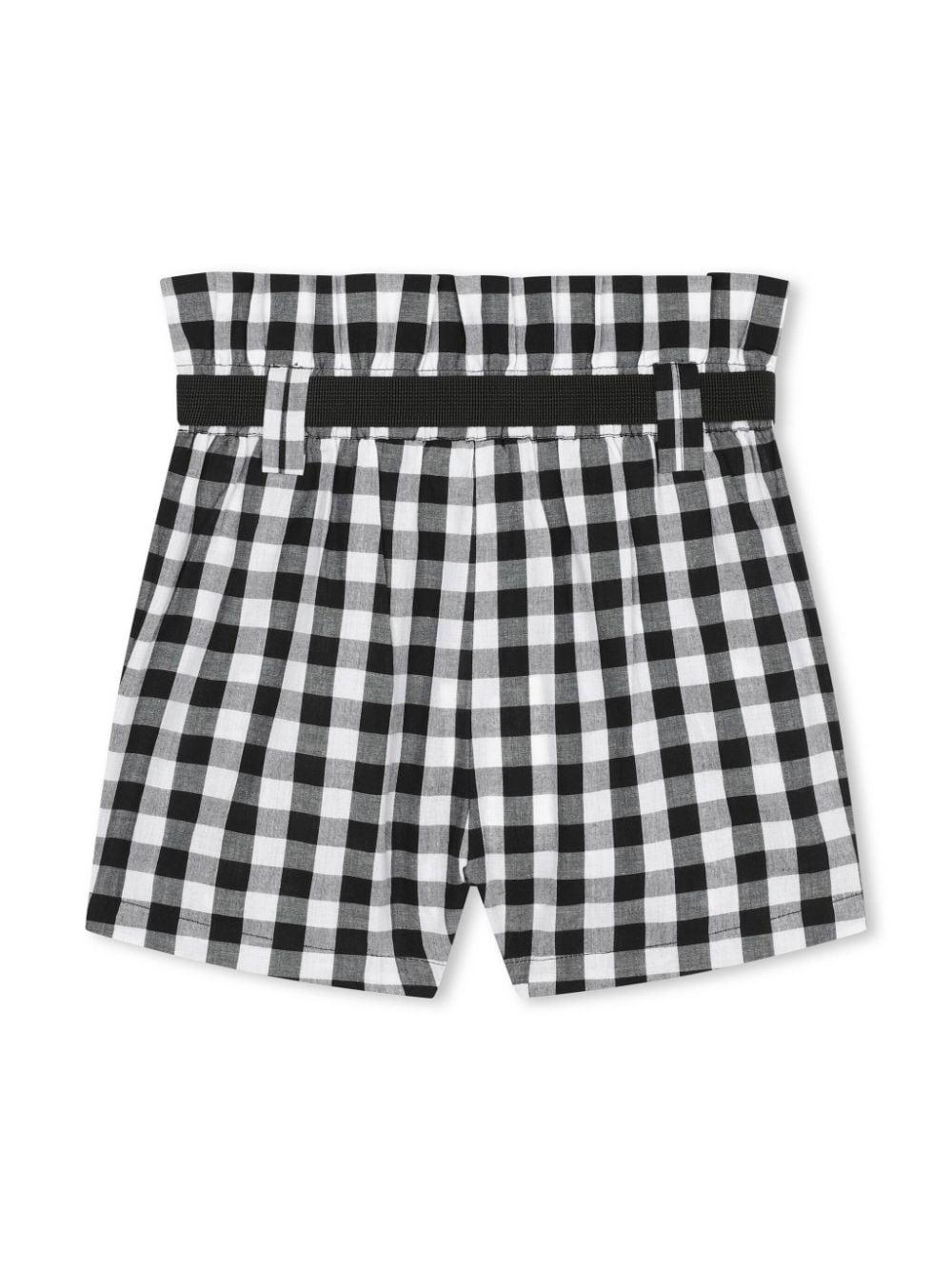 Shorts bianco/neri bambina