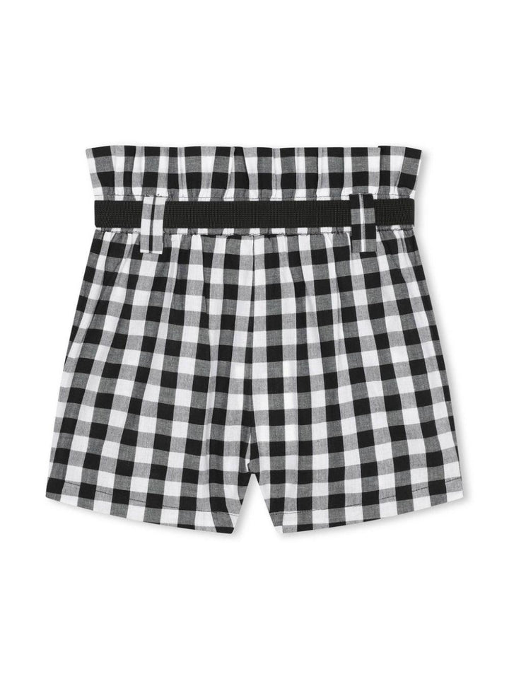Shorts bianco/neri bambina