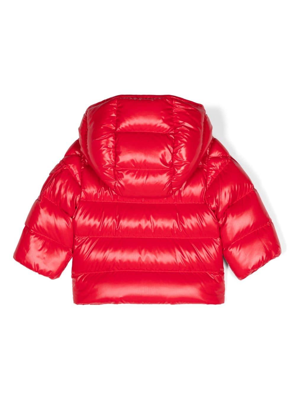 Piumino rosso neonato