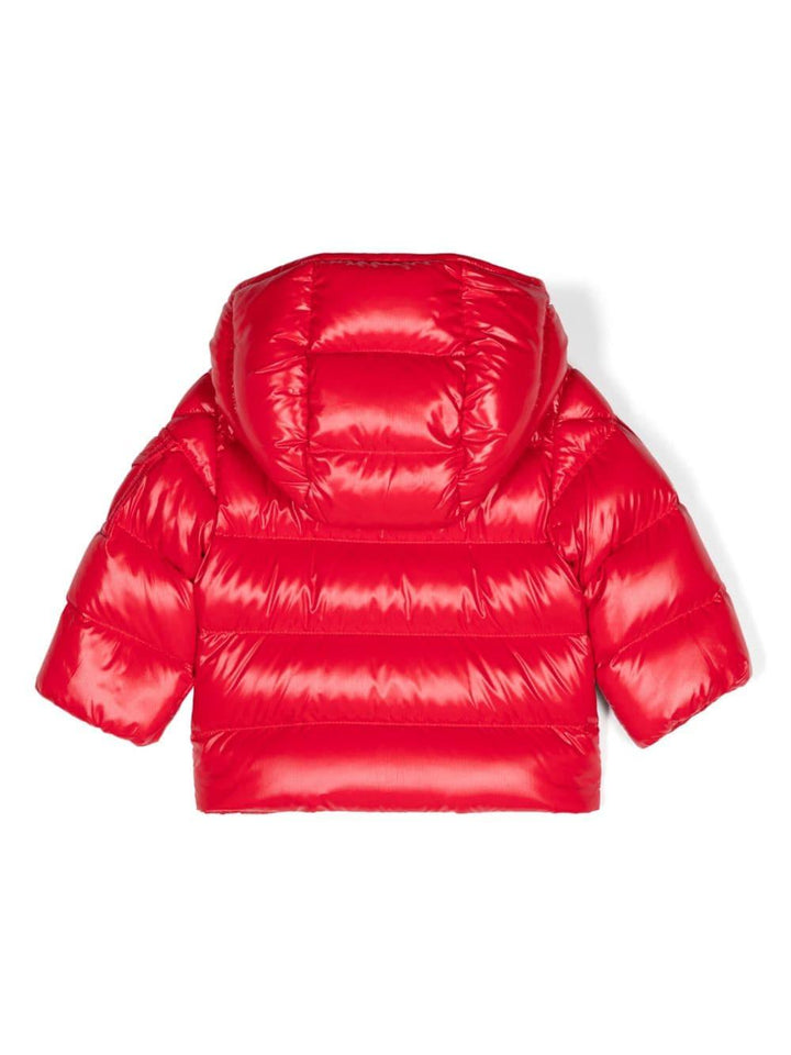 Piumino rosso neonato