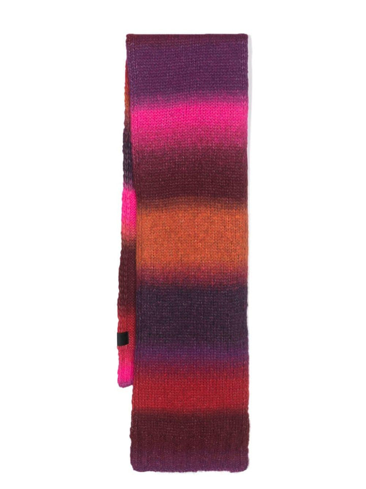 Sciarpa bordeaux multicolor unisex