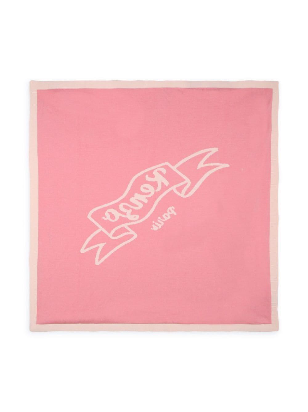 Coperta neonato rosa chiaro K60018 46T KENZO KIDS 
