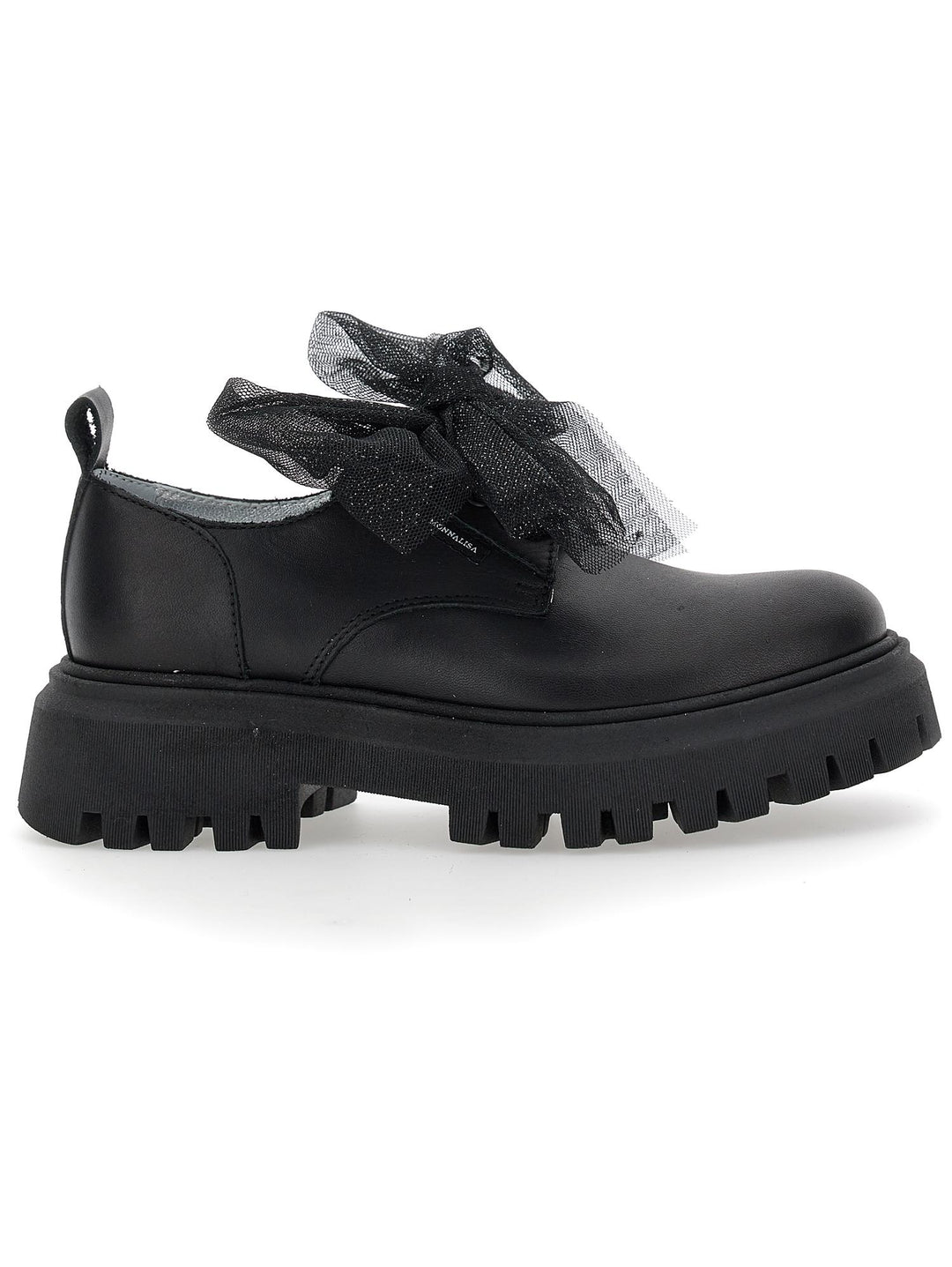 Scarpe con fiocco in tulle