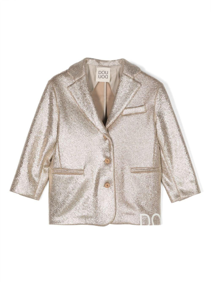 Blazer oro bambina