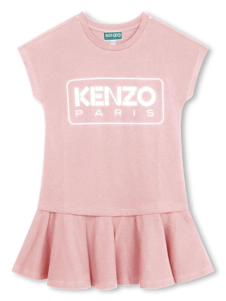 abito rosa bambina K60208 46T KENZO KIDS 