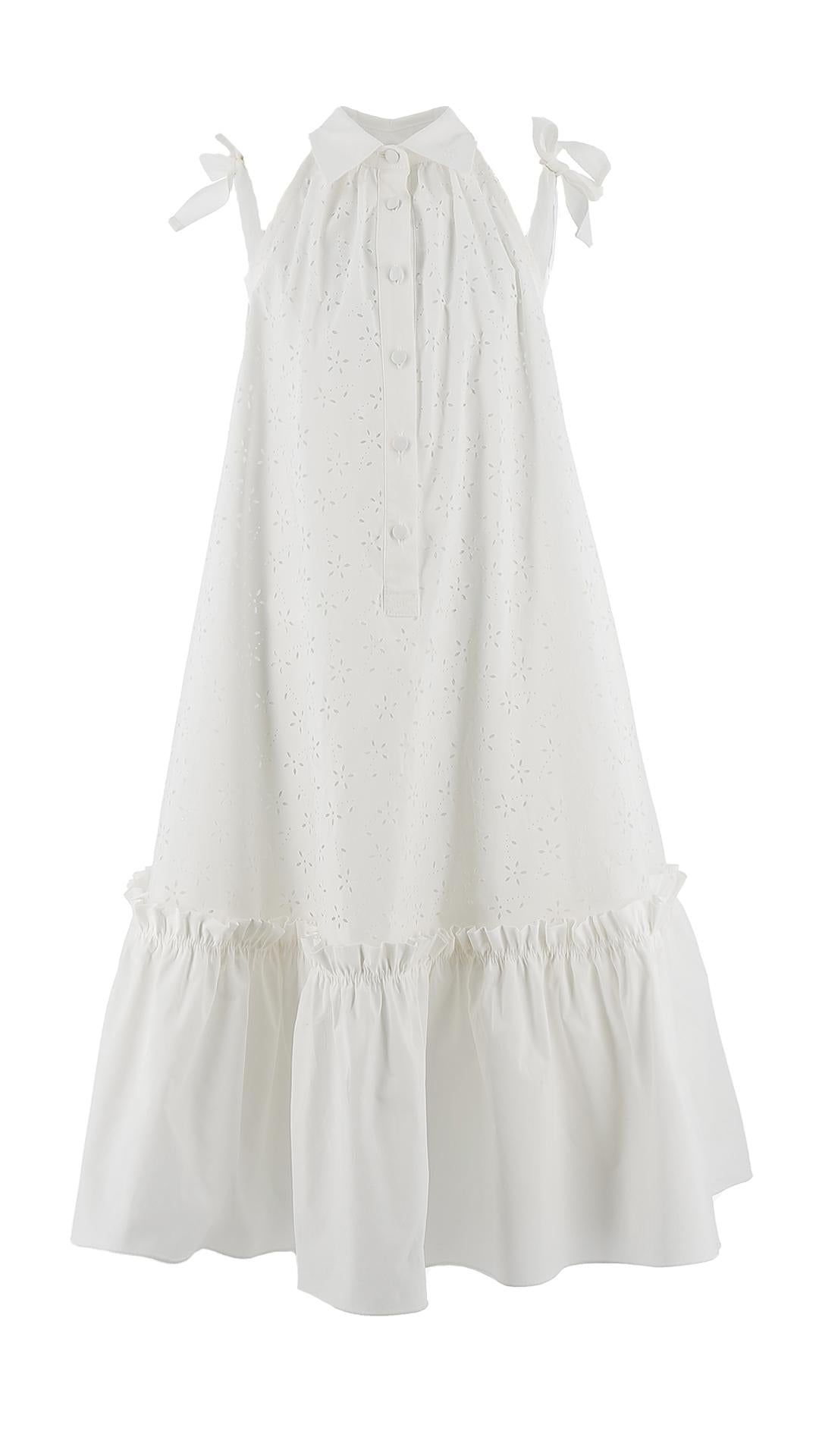 Abito bianco bambina PFAB027CE010A 0000 PHILOSOPHY KIDS 