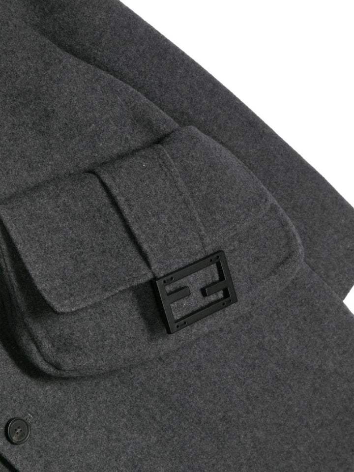 Cappotto grigio bambina