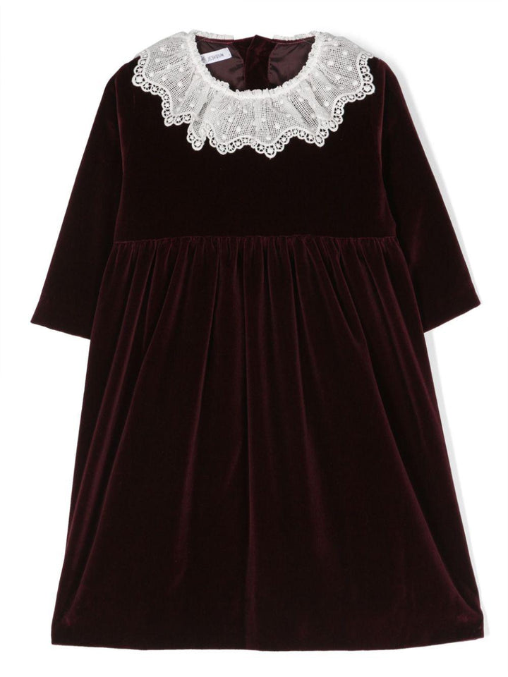 abito bordeaux neonata