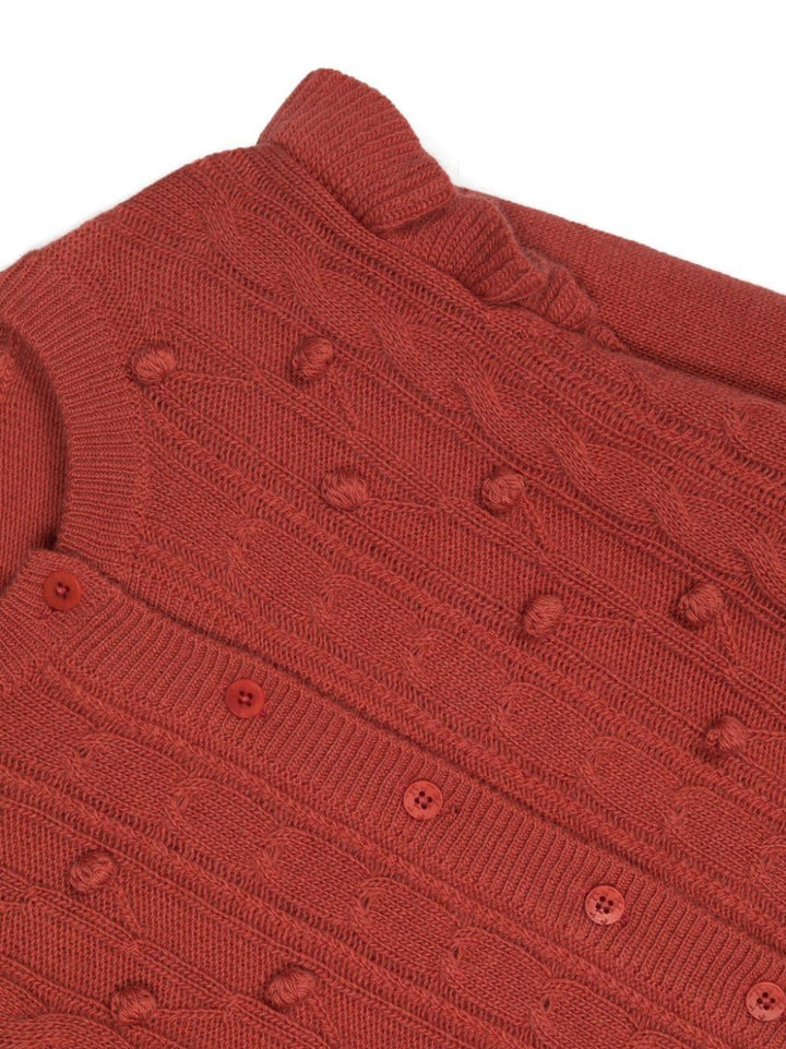 Cardigan marrone bambina