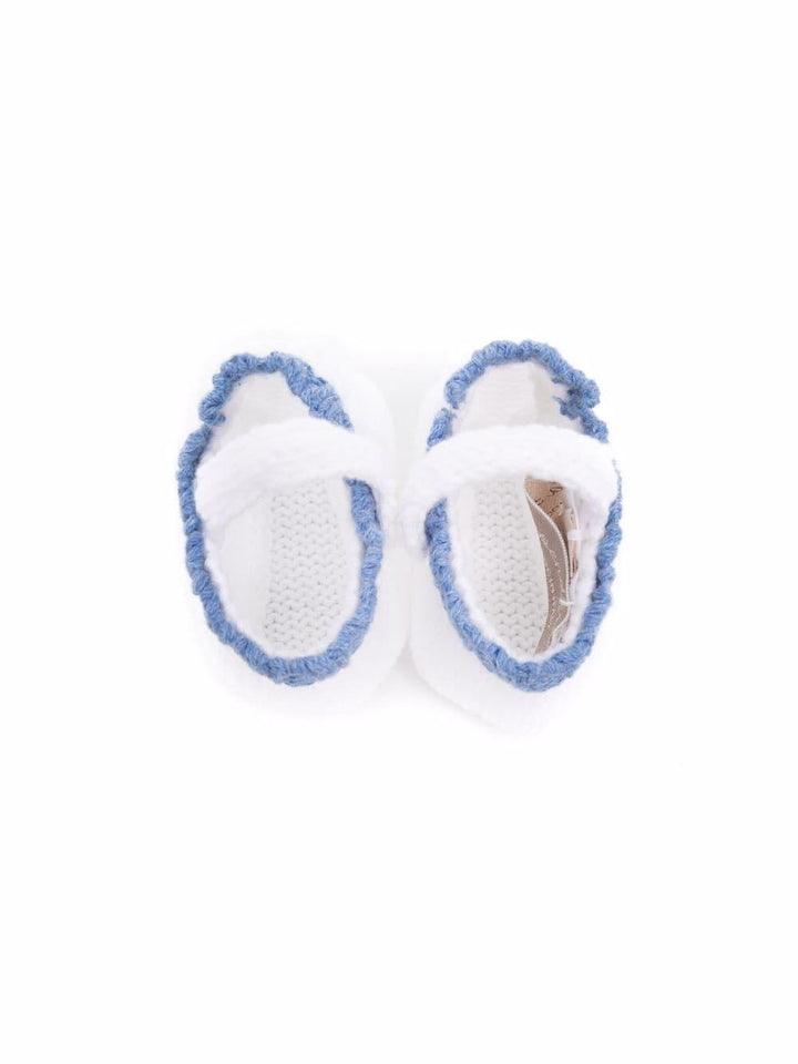 Scarpe bianche neonata