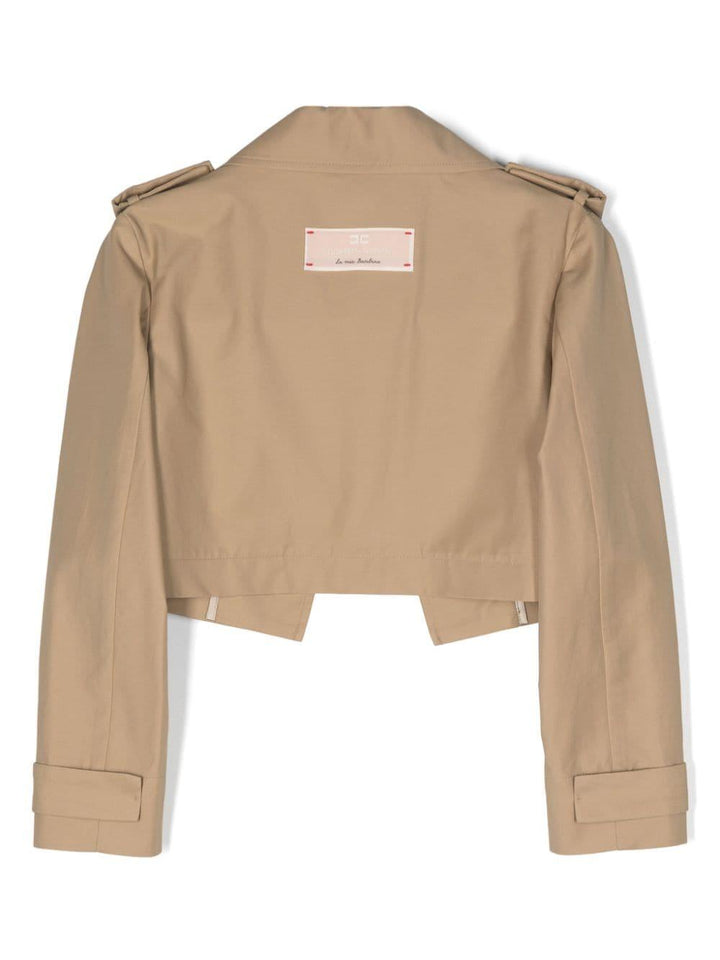 Giacca beige bambina
