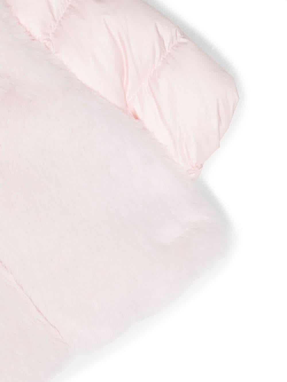 Giubbotto rosa neonata con logo 1A00027595FE 503 Moncler Kids 