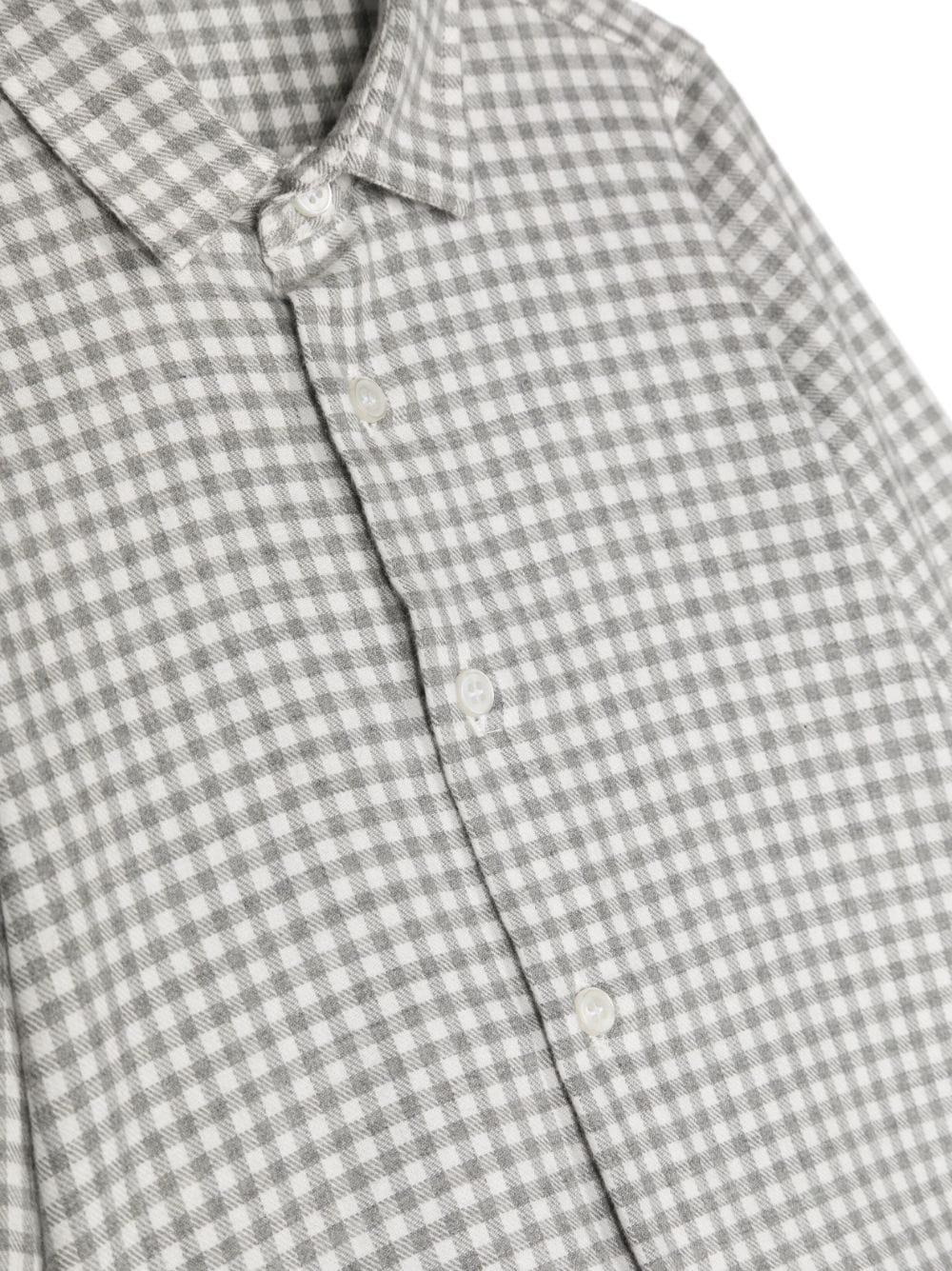 Camicia grigia neonato A23CL116C3143 062 IL GUFO 