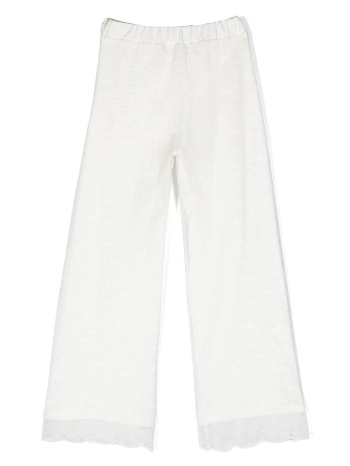 pantaloni bianchi bambina