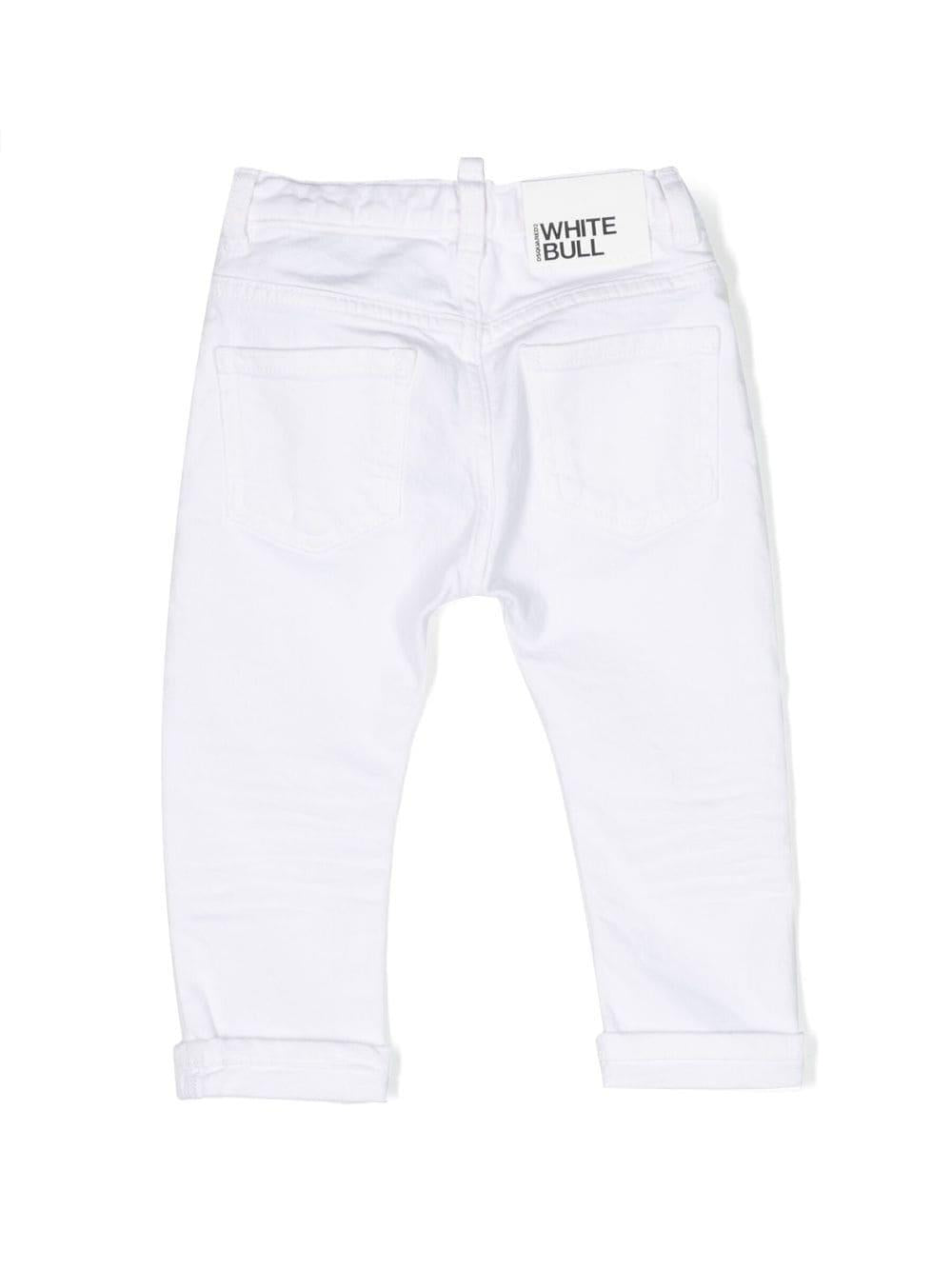Jeans denim bianco unisex