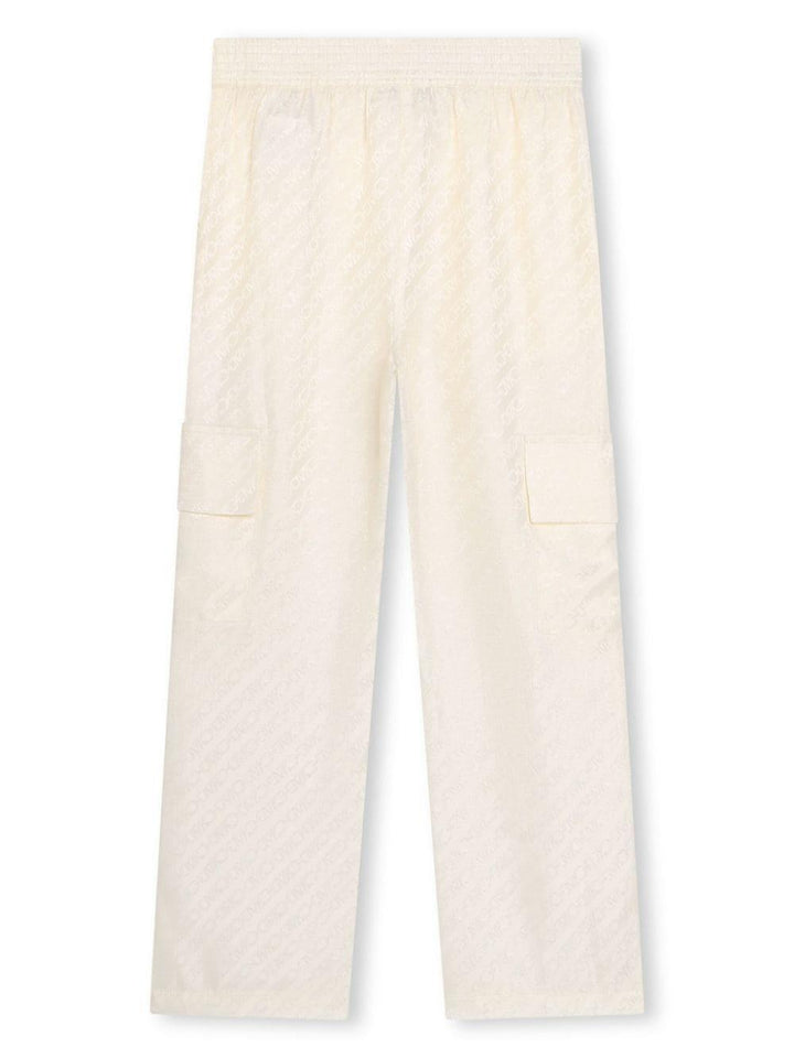 pantaloni avorio bambina