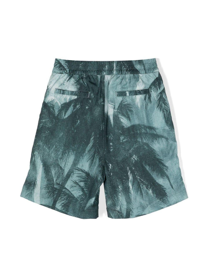 Shorts blu/verde bambino