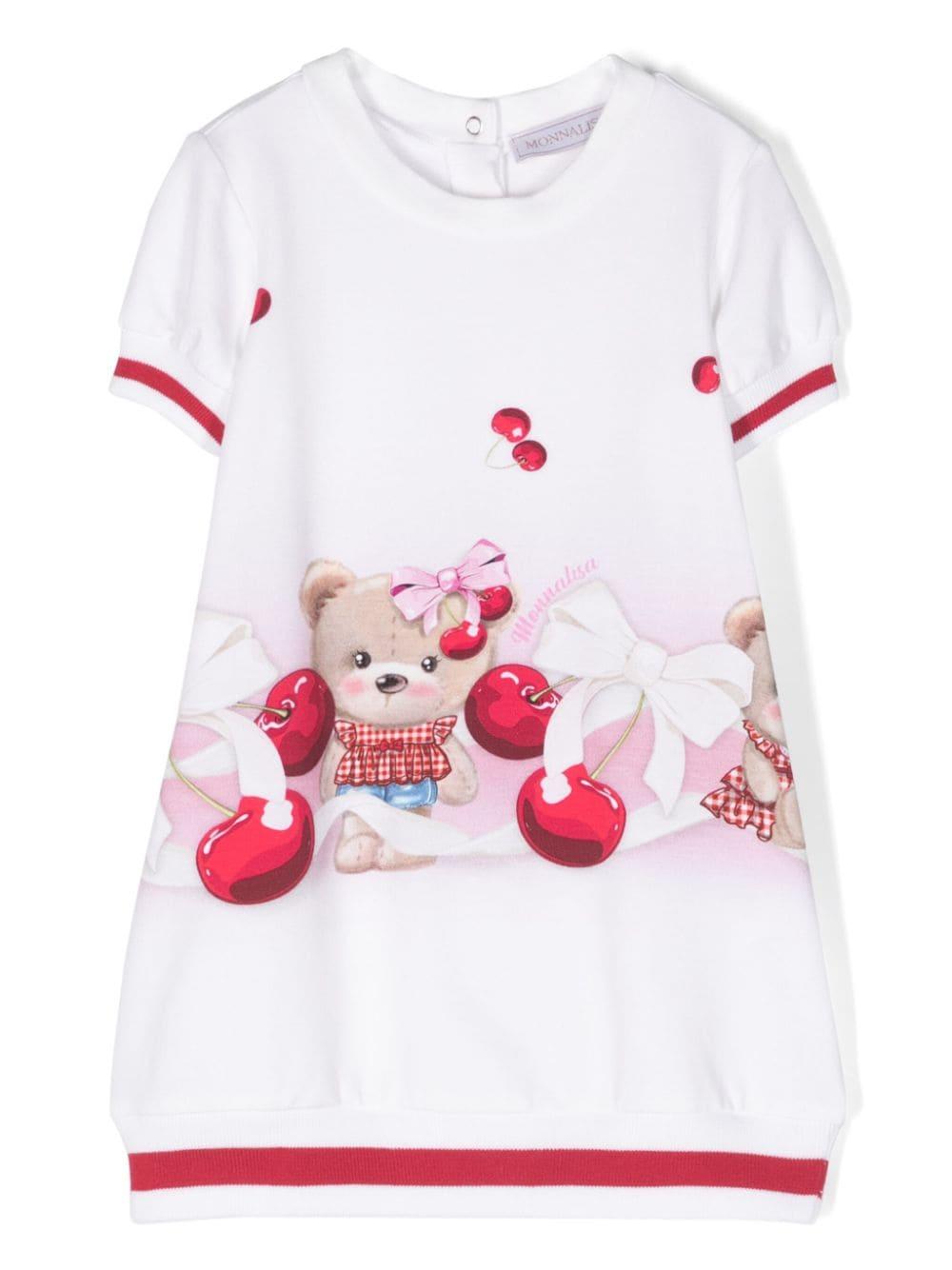 Abito neonata bianco/multicolore