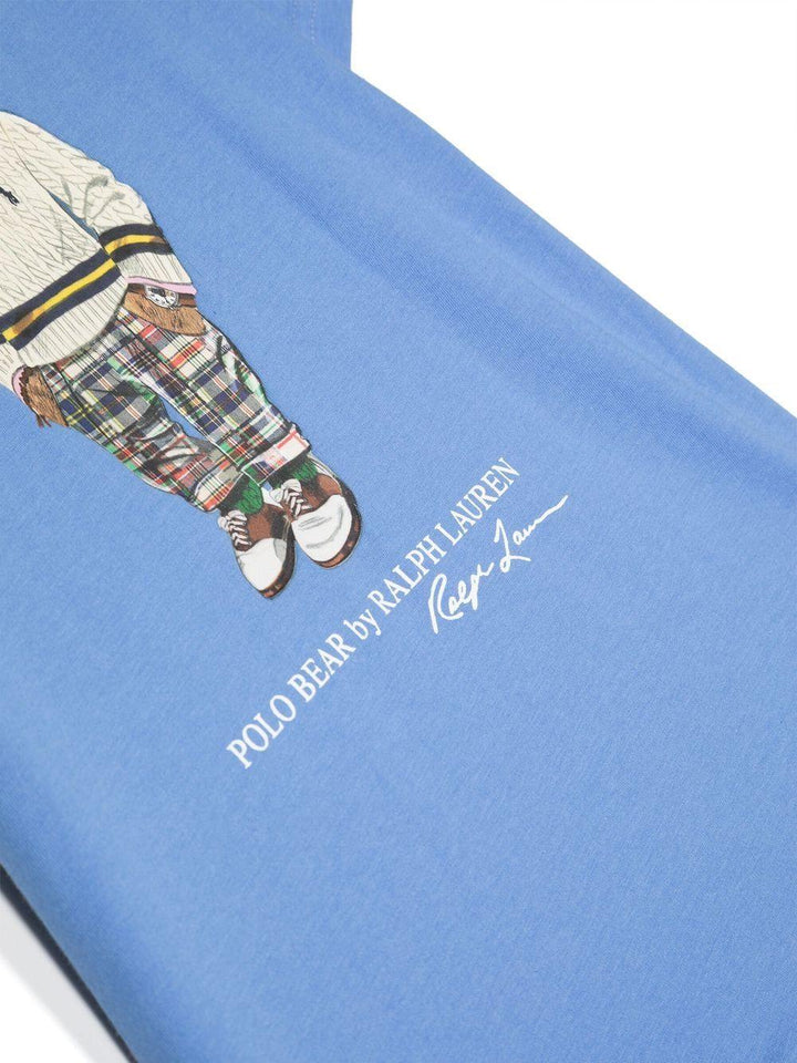 T-shirt blu bambino 322853828 015 RALPH LAUREN KIDS 