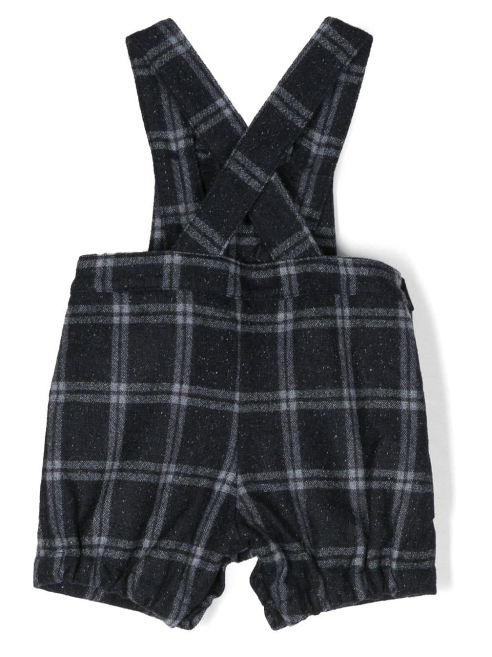 Salopette blu neonato unisex