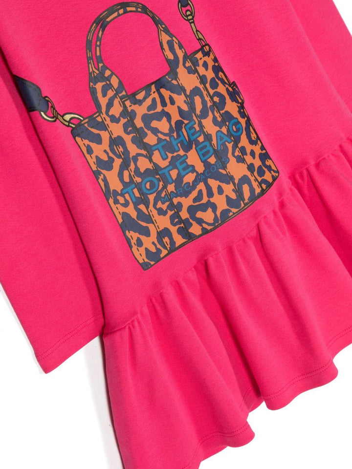 Abito fucsia bambina W12450 494 Marc Jacobs Kids 