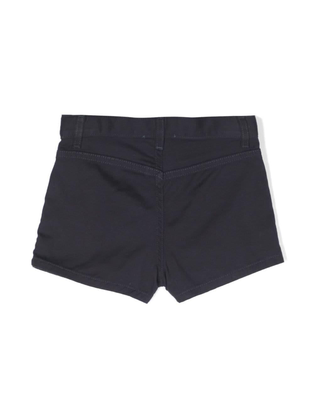 Shorts bambina blu navy