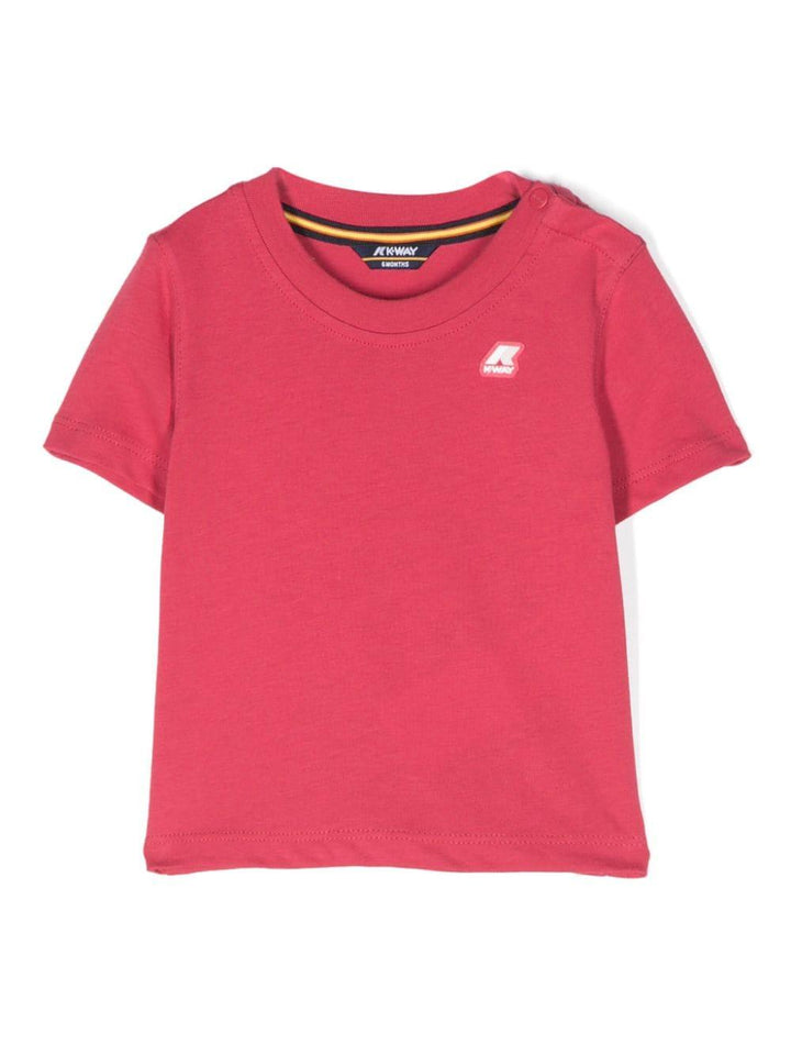 T-shirt rosa neonata