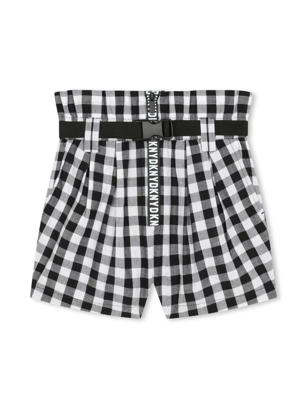 Shorts bianco/neri bambina