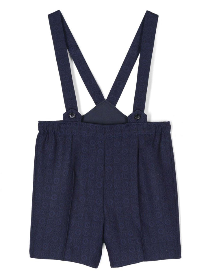 Salopette blu neonato unisex