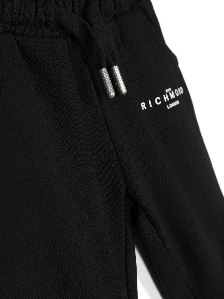 Pantaloni sportivi neri unisex con logo