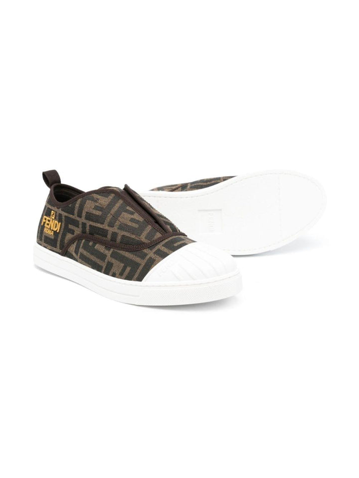Sneaker bambino tabacco