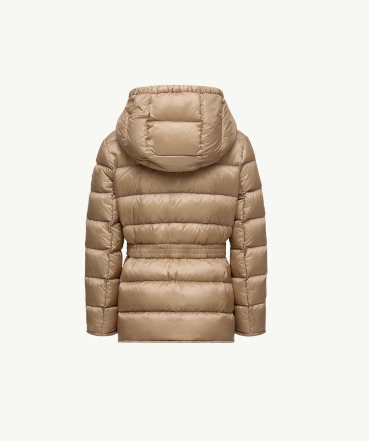 piumino beige bambina 1A00061597YF 222 Moncler Kids 
