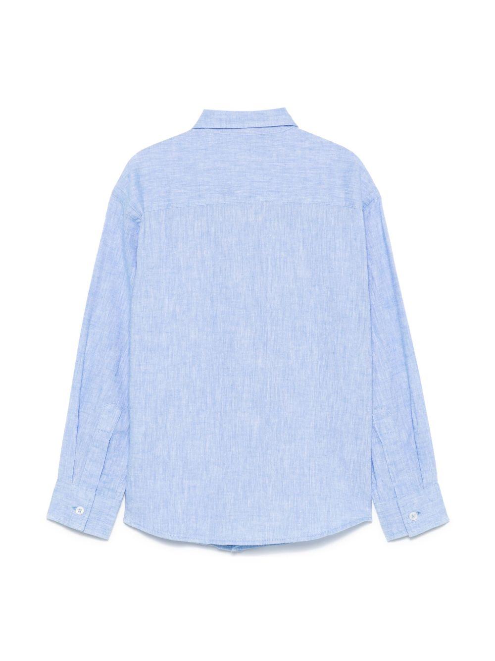 camicia celeste bambino