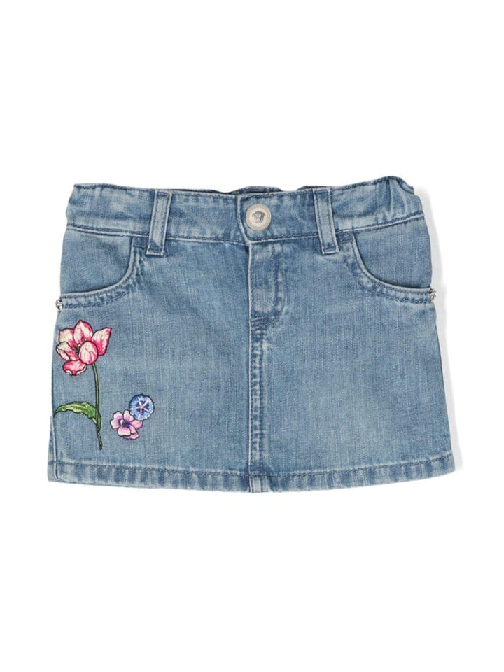 Minigonna denim bambina