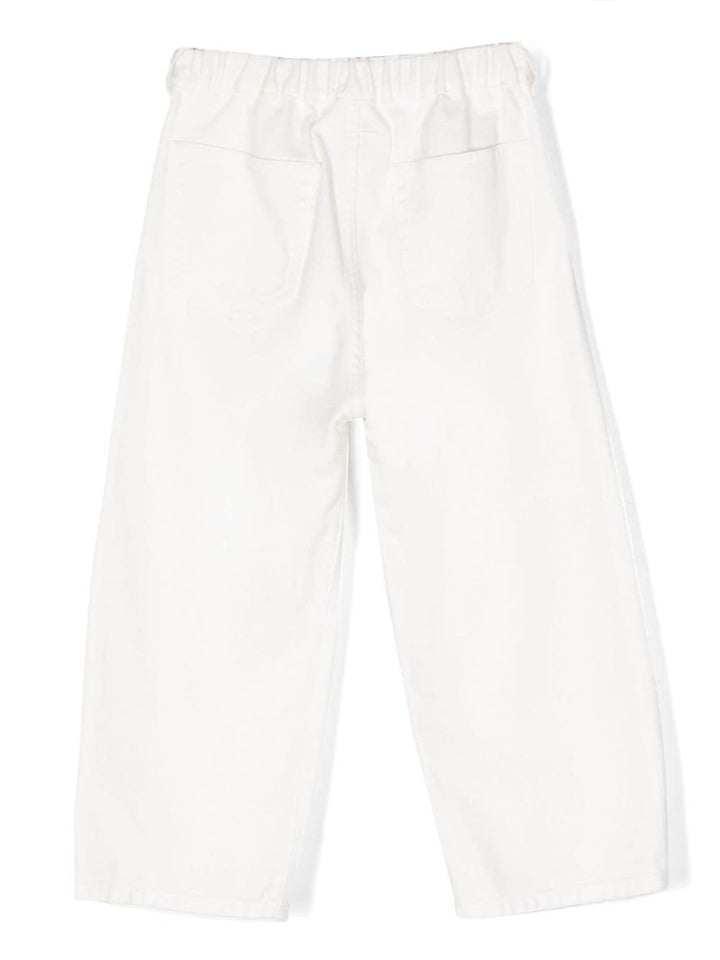 Pantaloni bianchi unisex M60451MM015 M6101 MM6 KIDS 